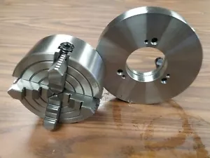 5" 4-BACKEN DREHFUTTER mit unabhängigen Backen m. D1-3 Halbfertigadapter #0504F0 - Bild 1 von 4