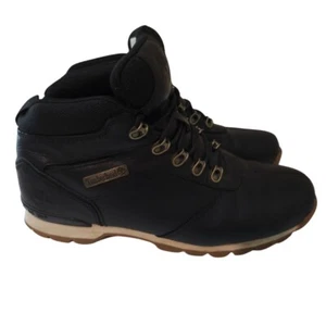 Timberland Splitrock 2 stivali da uomo in pelle nera US 10 UK 9,5 EU 44 - Foto 1 di 9
