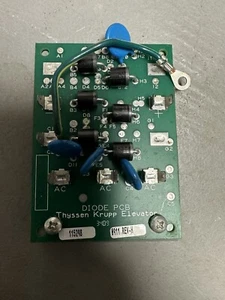 Thyssenkrupp Elevator Diode Pcb Board 115298 0911 Rev-H - Picture 1 of 2