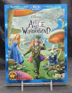 DISNEY - ALICE IN WONDERLAND - BLU-RAY & DVD COMBO - JOHNNY DEPP - 2010 - Picture 1 of 2