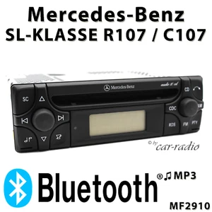 Mercedes R107 Radio Audio 10 CD MF2910 MP3 Bluetooth SL-Klasse C107 Autoradio - Bild 1 von 9
