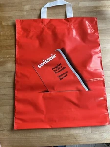 Vintage Swissair Airline Duty Free Plastic Bag - Picture 1 of 5
