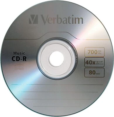 25-Pack Verbatim Music 40x CD-R Discs #96155 - Warehouse Closeout Special!  - Image 1 of 3