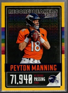 A0919- 2017 Klassiker Rekordbrecher Gold Nr. 21 Peyton Manning - NM-MT - Bild 1 von 2