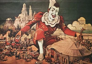 Vintage Circus Poster Ringling Bros Sarrasani Queen of Sheba Solomon Rare - Picture 1 of 4