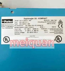 #duty free# NEW Parker 635/K DER 07-PDP free shipping DHL/FedEX - Picture 1 of 4