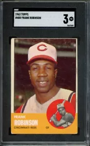 1963 Topps FRANK ROBINSON #400 Cincinnati Reds SGC 3 VG - Picture 1 of 2