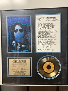 THE DOORS Jim Morrison Riders on the Storm 2004 DOORS MUSIC COMPANY MARCO 25X22 - Imagen 1 de 10