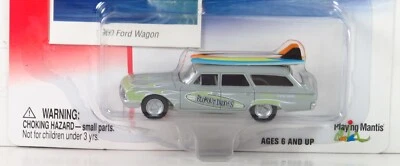 Johnny Lightning Surf Rods 1960 Ford 60 Country Squire Station Wagon 1:64 - Image 1 of 4