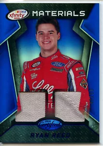 2016 Panini Certified NASCAR Xfinity Materials Dual MIRROR BLUE Ryan Reed #43/50 - Picture 1 of 2