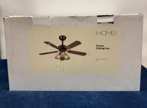 Argos Home Curico Ceiling Fan with Lights - Picture 1 of 15
