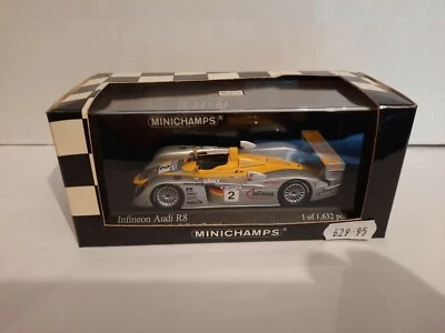 Minichamps 1.43 масштаб 400 021302 Audi R8 24 ч Le Mans 2002 #2 2-е место модель автомобиля - Изображение 1 из 4