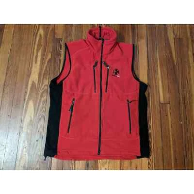 Chaleco polar RLX Ralph Lauren rojo bandera americana para hombre talla grande en buen estado Foto 1 de 4