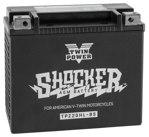 Twin Power Shocker Battery YTX20L-BS #GHDZ20HL-BS Harley Davidson - Image 1 of 1