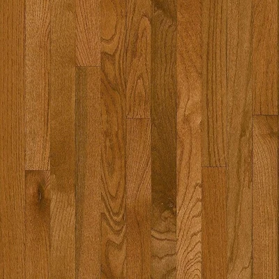 Suelo de madera dura Bruce 75" Tx2,25" Wx variable L roble Gunstock (20 pies cuadrados/por estuche) Foto 1 de 4