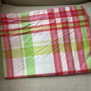 Funda de almohada estándar a cuadros Italy Designers Guild Italy Madras de colección falsa usada en excelente estado - Imagen 1 de 6