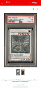 2009 Yu-Gi-Oh! Ancient Fairy Dragon ANPR-EN40 Ghost Rare Unlimited PSA 7 - Picture 1 of 3