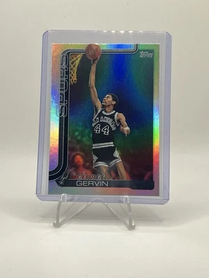 2025-26 Topps George Gervin 彩虹箔 #265 圣安东尼奥马刺队 — 第 1/2 张图片