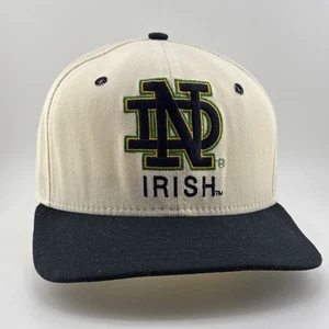 Vintage New Era Notre Dame Fighting Irish College Adjustable Snapback Hat Cap - Picture 1 of 12
