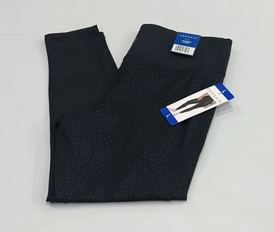 Danskin Women's Lightweight Active 7/8 Legging, Ditsy Floral Emboss Print, L - Image 1 of 4