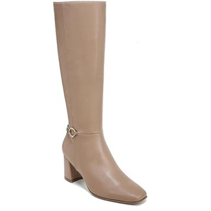 Naturalizer Womens Waylon Faux Leather Wide Calf Knee-High Boots Shoes BHFO 9123 - Picture 1 of 3