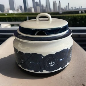 ANEMONE-BLUE von ARABIA OF FINLAND TERRINE MIT DECKEL 7 1/2 x 5 3/4" - Bild 1 von 9