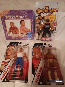 Hulk Hogan 3 Wwe Figuren und Wrestlemania 3 Tshirt (neuwertig im Karton) - Bild 1 von 5