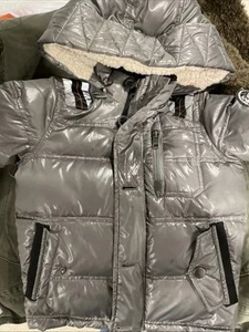 Diesel Gray Puffer Jacket/Coat Boys 3T - Picture 1 of 9