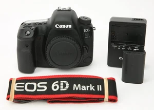 Canon EOS 6D Mark II Digital SLR Camera (Body Only, Black) 26.2MP, 5120 Shutter - Picture 1 of 7