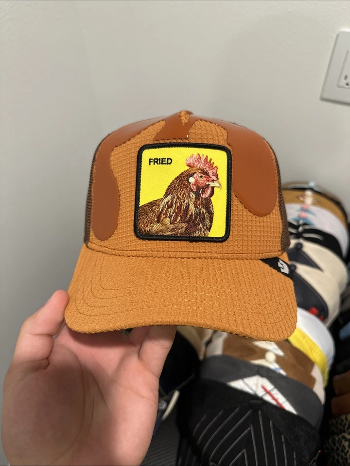 Goorin Bros Friday Drop Farm Chicken And Waffles Fried Chicken Trucker Hat Cap - Image 1 of 1