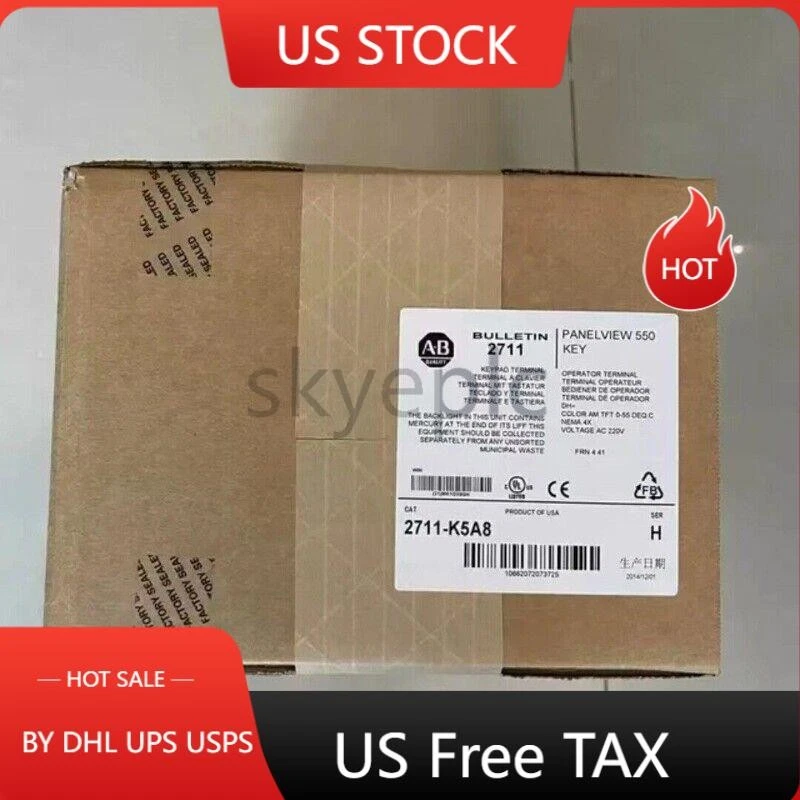 NEW Allen Bradley 2711-K5A8 PANELVIEW 2711-K5A8 Spot Goods AB - Image 1 of 1