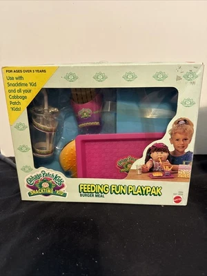 Repollo Parche Niños Accesorios Alimentación Divertido Playpak Hamburguesa Comida NUEVO Foto 1 de 4