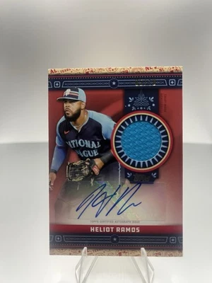 2024 Topps Heliot Ramos Signed Baseball Card with Memorabilia Patch /10 - Image 1 of 2