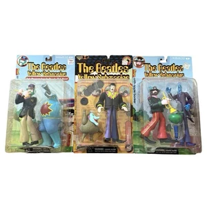 2000 McFarlane Toys The Beatles Yellow Submarine Series 1/2 Set Of 3 New Sealed - Picture 1 of 15