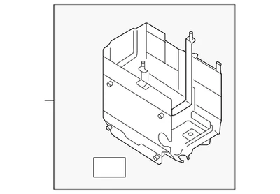 Оригинальный лоток для аккумулятора Mazda BBM2-56-980E - Изображение 1 из 2