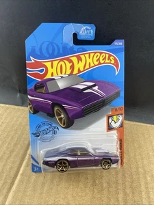 Hot Wheels Muscle Mania Custom Otto 8/10 Viola, OGGETTI MULTIPLI SPEDIZIONE $1 - Foto 1 di 3
