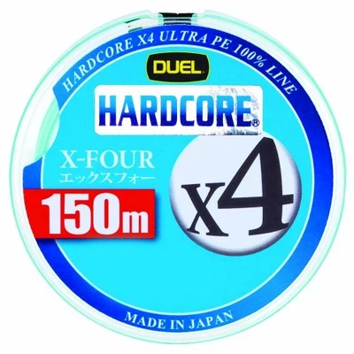 Duel PE Line Hardcore X4 150m 1.2: verde lechoso H3276-MG Foto 1 de 2