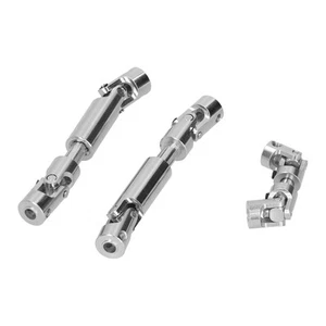 3Pcs RC Metal Drive Shaft Transmission Axle Fit For MN86 1/12 RC Crawler Upg MA - Picture 1 of 22