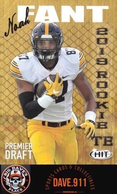 Noah Fant 2019 SAGE HIT #2 Iowa Hawkeyes - Image 1 of 2