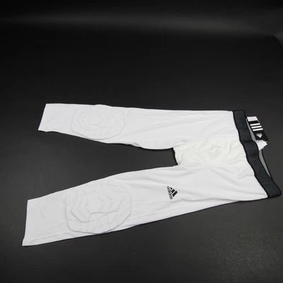 adidas Techfit Padded Compression Pants Men's White New with Tags - Image 1 of 4