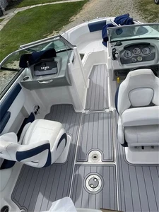 2017 Chaparral H-20 21 Deluxe Swim Platform Cockpit Pad Boat EVA Teak Floor Mat - Picture 1 of 21