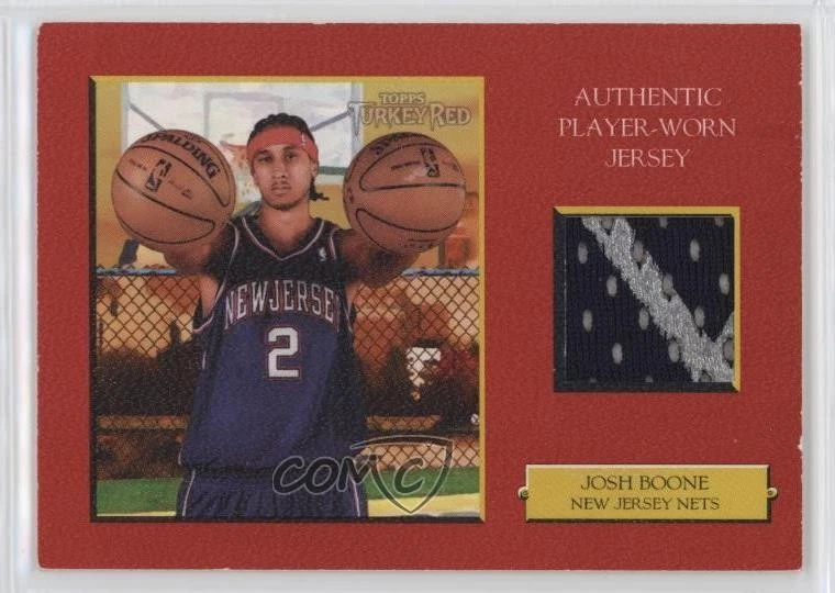 2006-07 Topps Turkey Red Relics Red /99 Josh Boone #TRR-JB Rookie RC - Image 1 of 2
