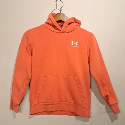 Sudadera con Capucha Under Armour Jóvenes Niños Mediana Coral Pequeño Logo Gimnasio Deportes Invierno Foto 1 de 4