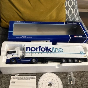 Corgi CC12204 Scania Fridge Trailer. Norfolkline. 1:50 scale - Picture 1 of 5