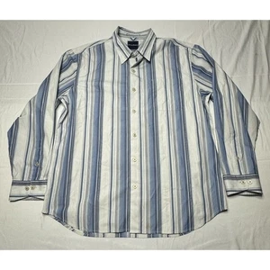 Tommy Bahama Men's Long Sleeve Blue Striped Button Up Shirt - Size XL - Picture 1 of 4