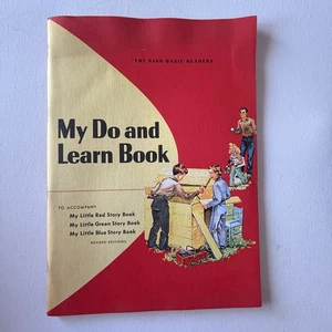 1964 Workbook:  My Do And Learn Book For The Little House Ginn Reader - Red - Picture 1 of 3
