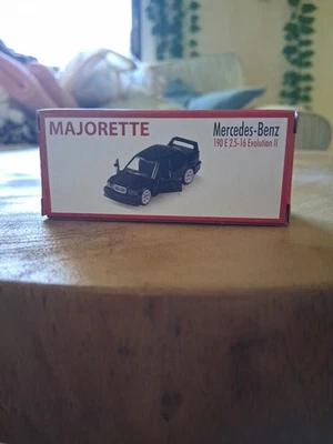 Majorette Deluxe Mercedes-Benz 190 E 2.5 16 Evolution II Black 1:64 Die-Cast - Image 1 of 4