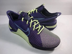 Nike Metcon 8 Shoes Mens Purple Volt Cross Trainer Gym FD0457-500 - Sz 11 - Picture 1 of 9