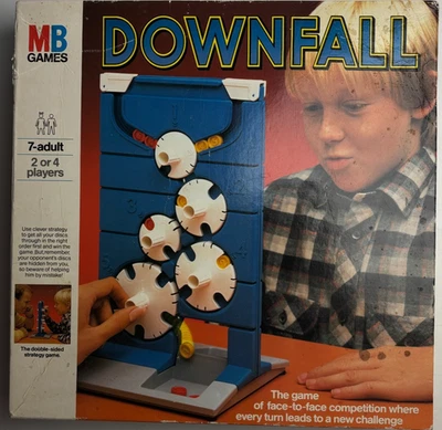 Downfall Classic Family Board Game MB Games Vintage 1977 Complete - Image 1 of 4
