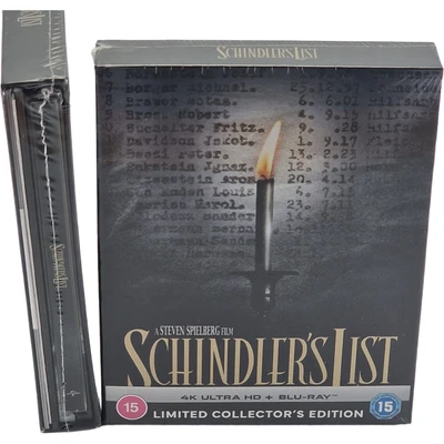 Schindler's List 4K Ultra HD + Blu-ray SteelBook Collector's Edition Spielberg - Image 1 of 4